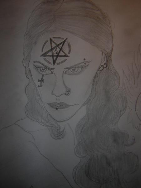 Dessin Goth Satanic