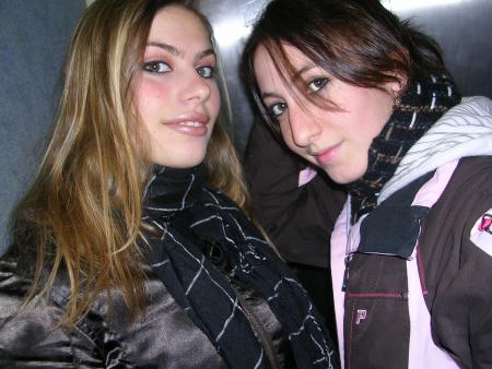 Violaine (ma soeur) et Charlotte (soeur d'Elodie)