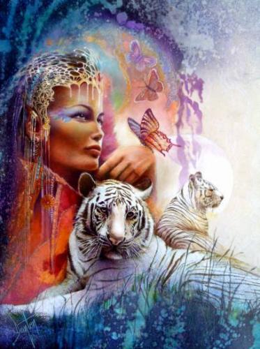 Tigres Blanc et Elfe