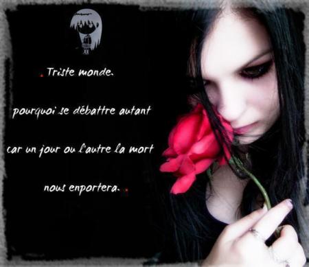 Triste monde....