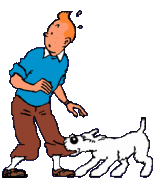 Gif Tintin et Milou