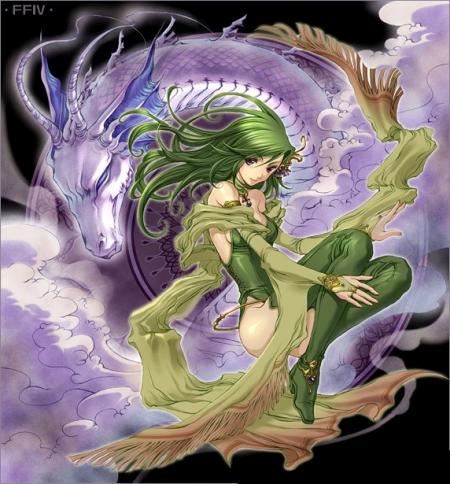 Fille et son dragon